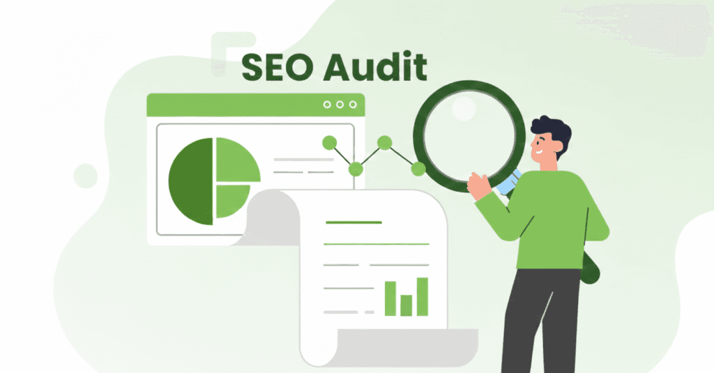Sample SEO Audit Report Illustration