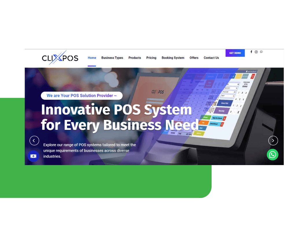 Clix POS Portfolio Showcase