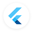 Flutter technology card icon