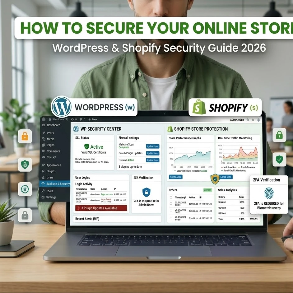 7 Proven Ways to Secure WordPress & Shopify Stores in 2026 (1)