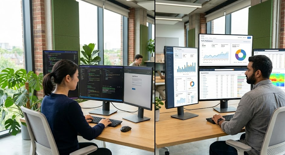 Comparison Table Web Development vs SEO in 2026