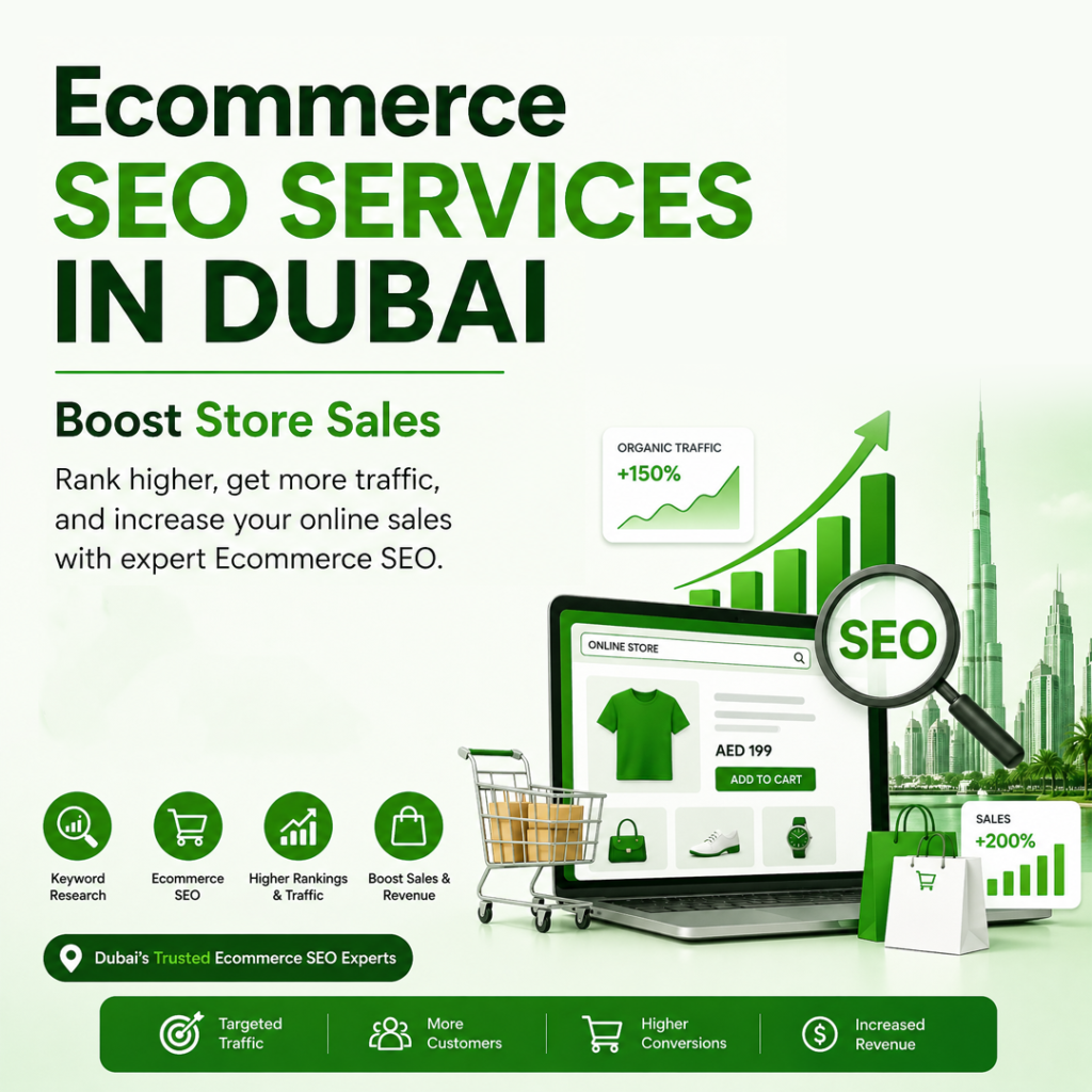 Ecommerce SEO Services in Dubai Boost Store Sales