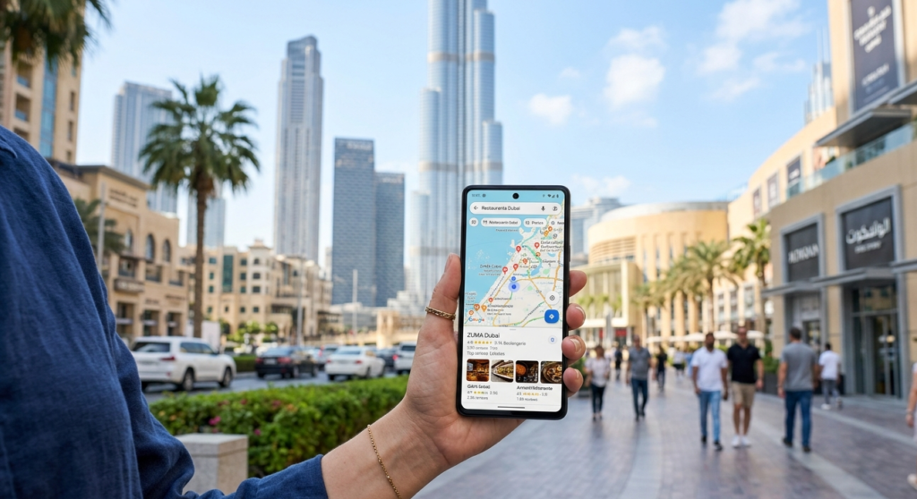 Google Maps visibility improved significantly after local SEO optimization