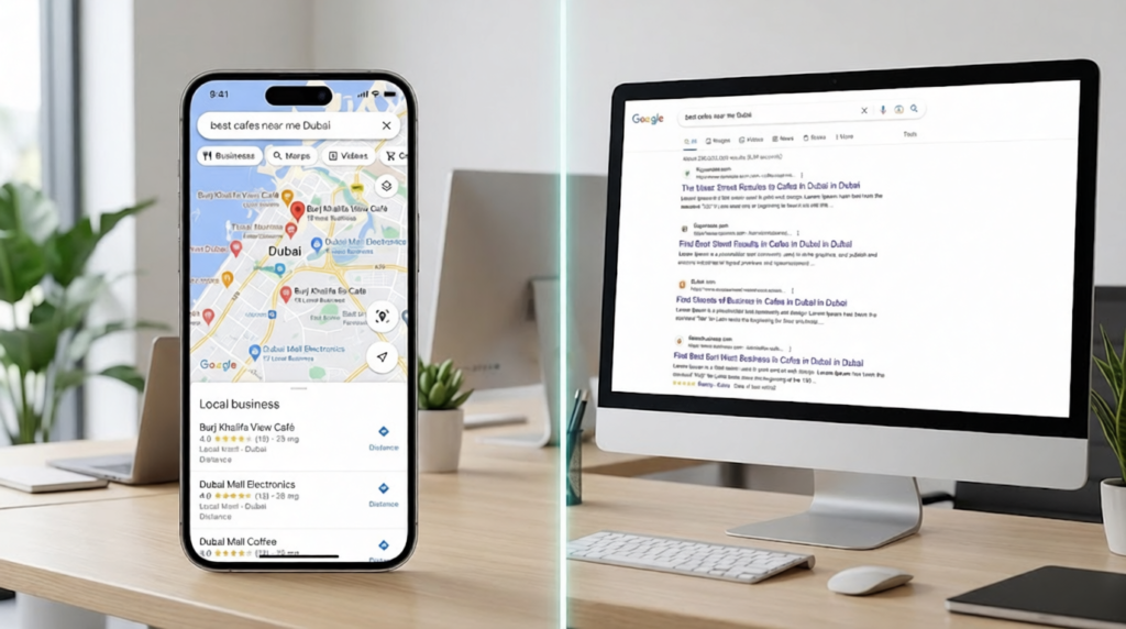 Local SEO vs Organic SEO Which Delivers Results Faster in Dubai