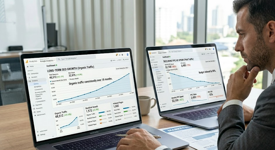 SEO vs PPC Cost Comparison in Dubai