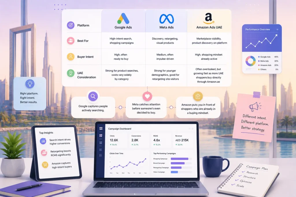 Google Ads vs Meta Ads vs Amazon Ads An Honest Comparison
