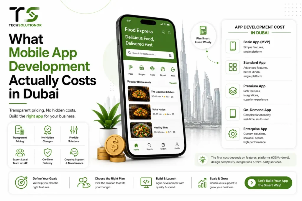 What Mobile App Development Actually Costs in Dubai 