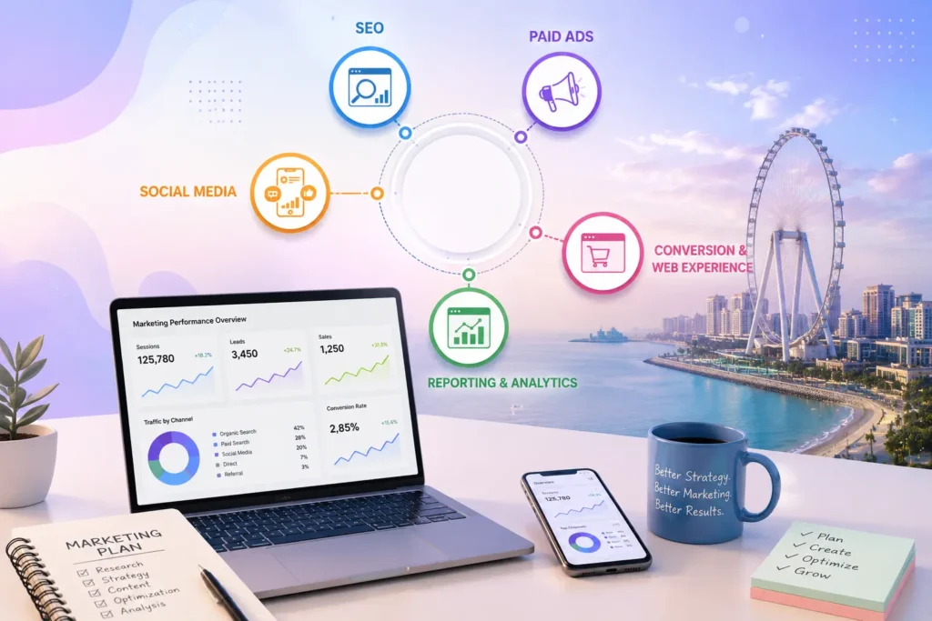 What a Digital Marketing Agency in Dubai Actually Does