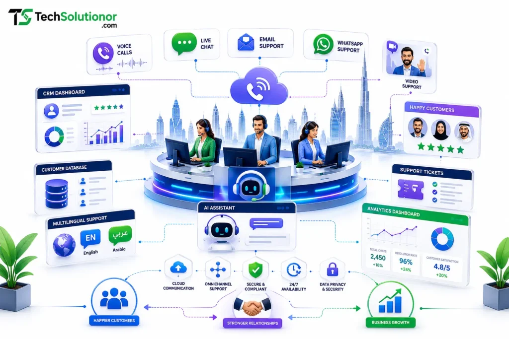 How a Call Center in Dubai Supports Businesses