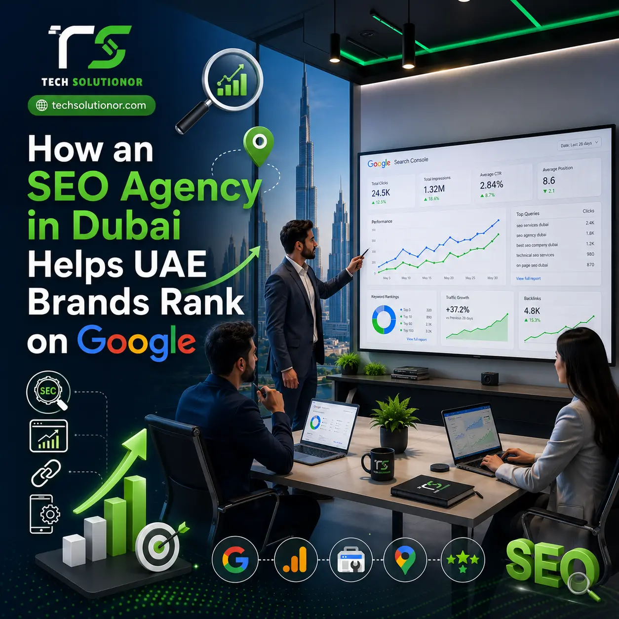 SEO Agency in Dubai Helps UAE Brands Rank on Google!