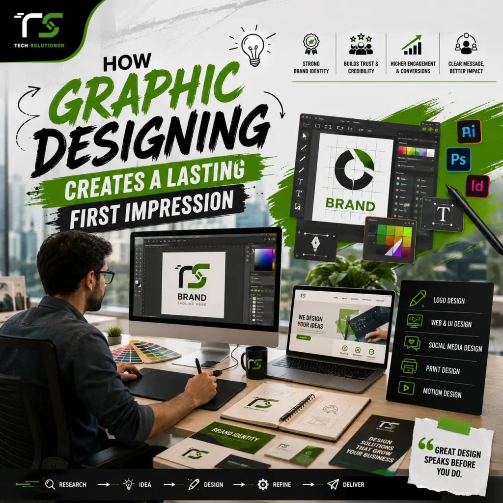 How Graphic Designing Creates a Lasting First Impression