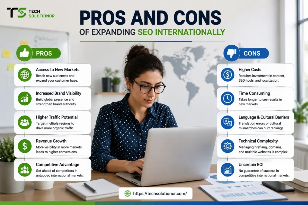 Pros and Cons of Expanding SEO Internationally