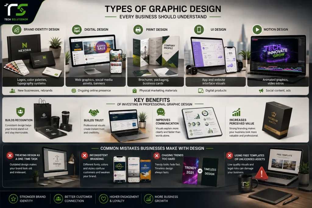 Types of Graphic Design Every Business Should Understand